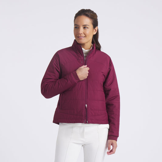 Women's Kyley Quilted Golf Jacket | Puma Golf Featured
