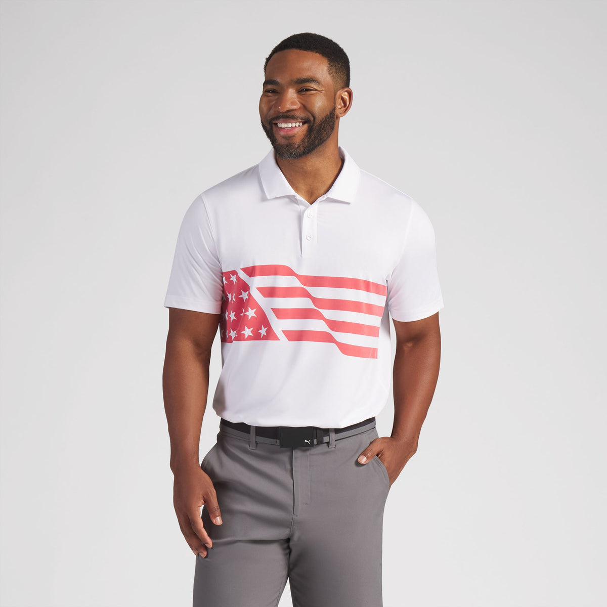 Volition Flag Golf Polo | Puma Golf Value