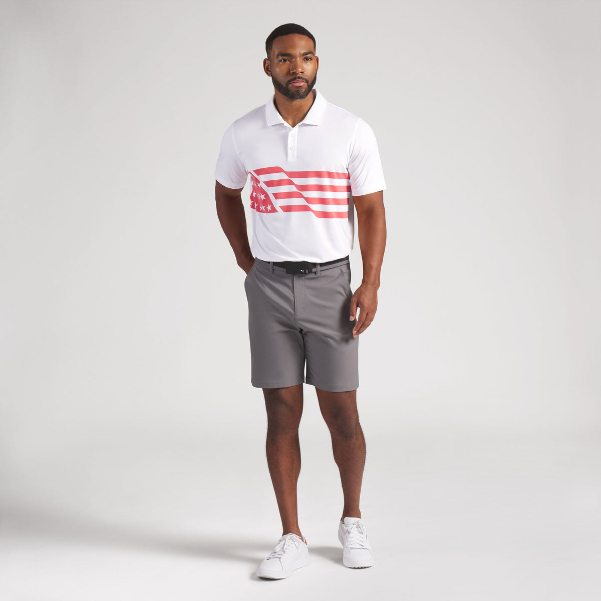 Volition Flag Golf Polo | Puma Golf Value