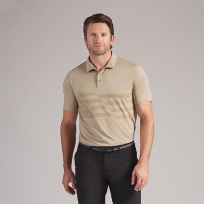 Volition Flag Golf Polo | Puma Golf Value