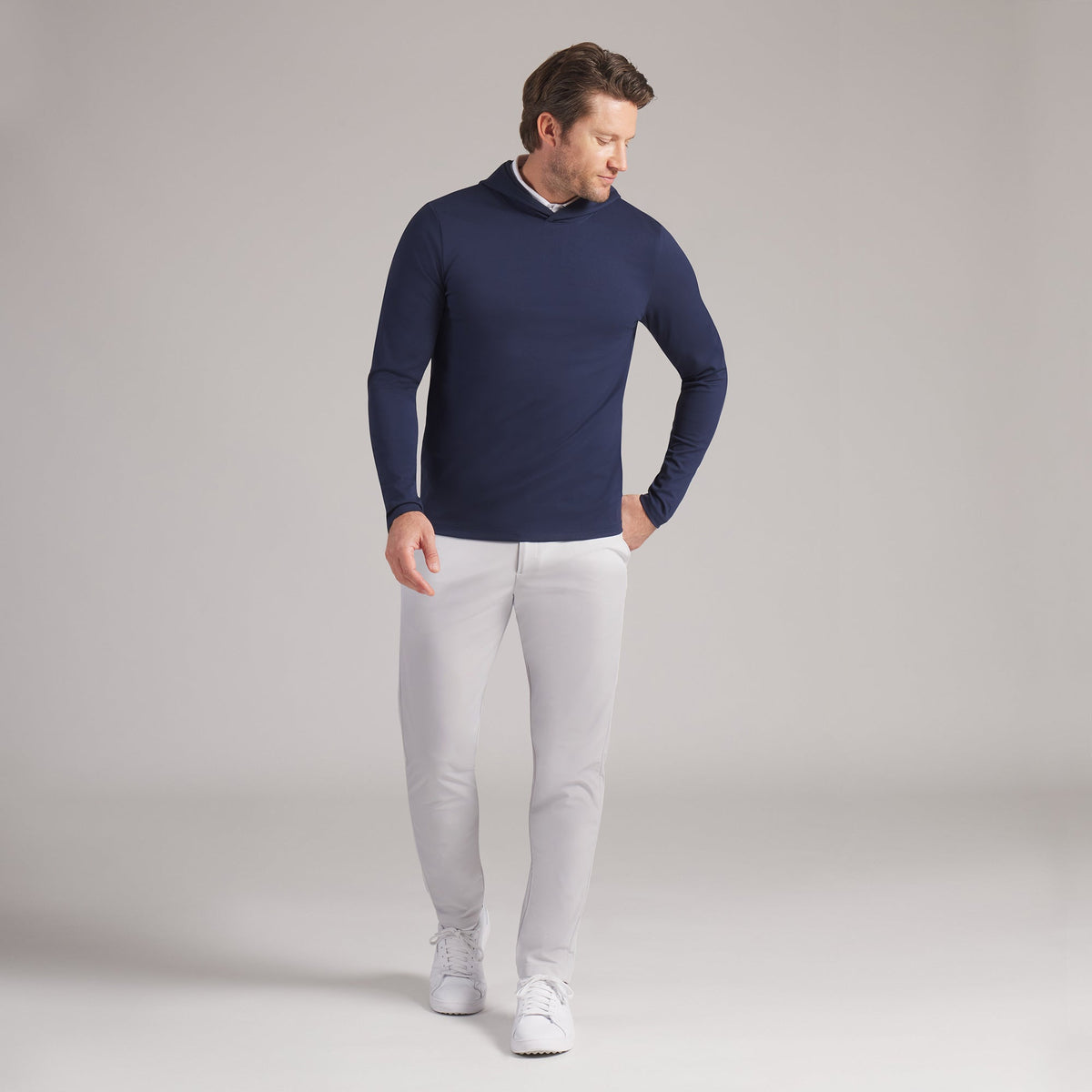 CLOUDSPUN Tech LS Golf Hoodie | Puma Golf Classic