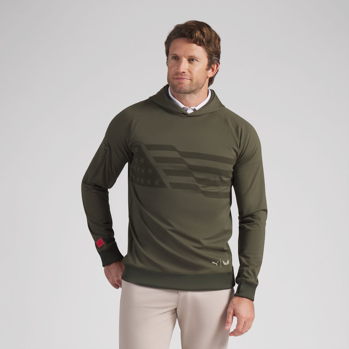 Volition Flag Golf Hoodie | Puma Golf Signature