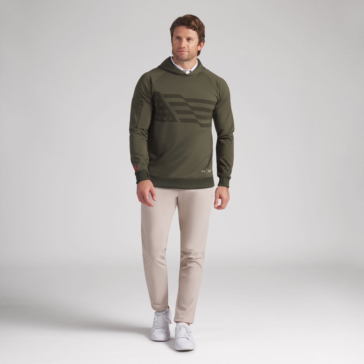 Volition Flag Golf Hoodie | Puma Golf Signature