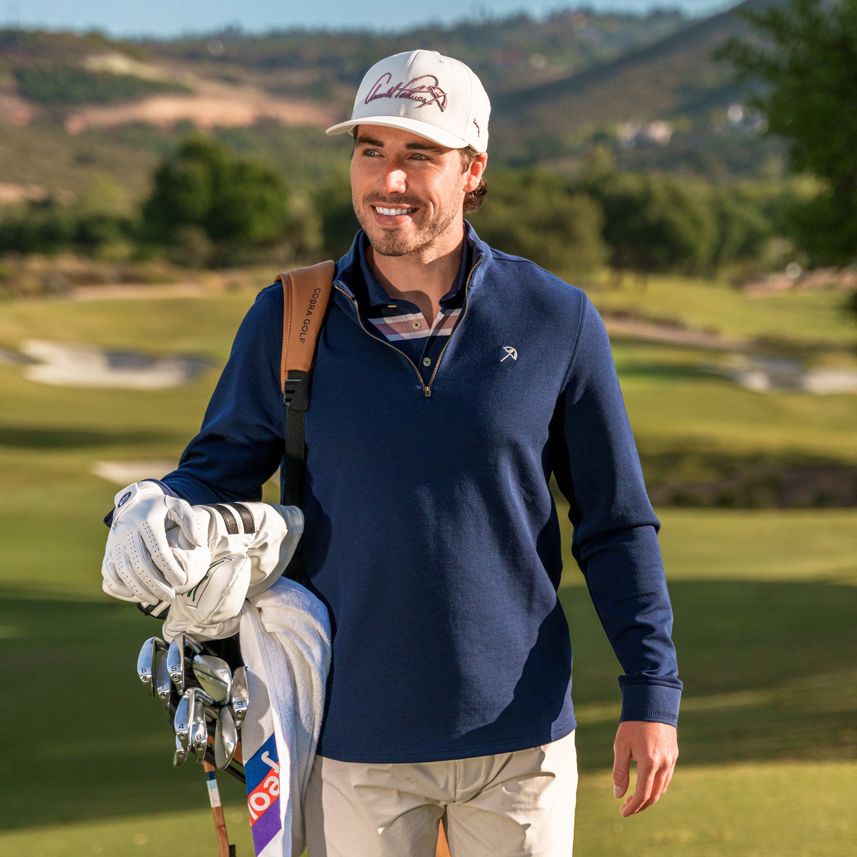 AP CLOUDSPUN Golf 1/4 Zip | Puma Golf Featured