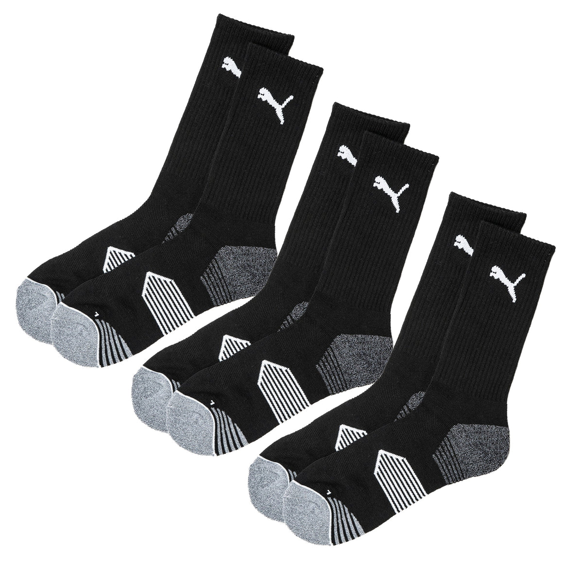 Puma Essential Crew Cut 3 Pair Pack Golf Socks | Puma Golf Signature