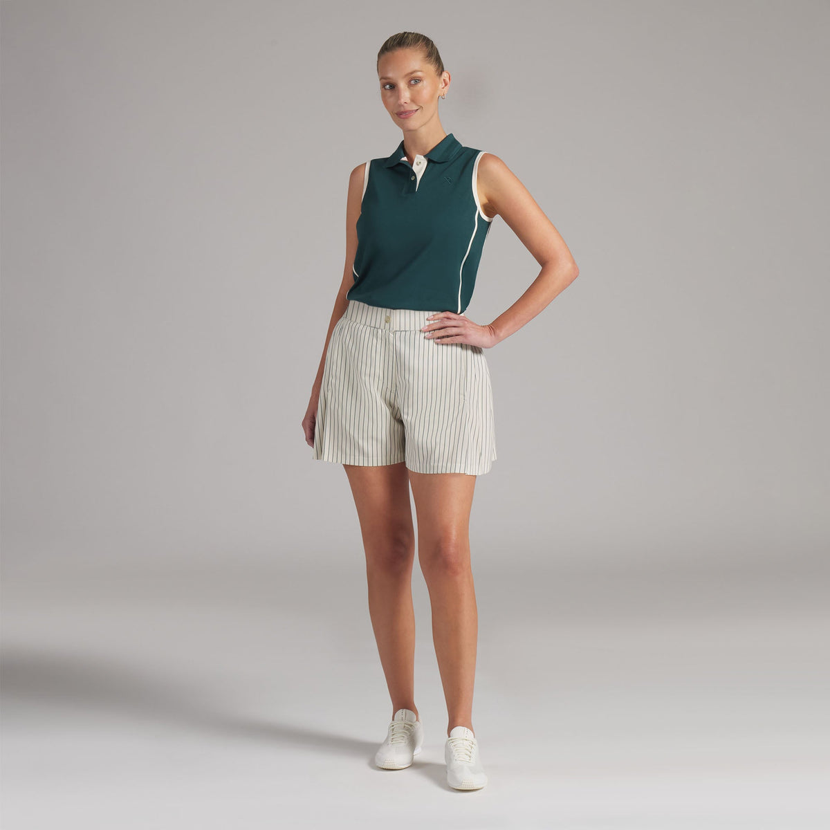 Women's AP Pinstripe Golf Shorts | Puma Golf Trusted