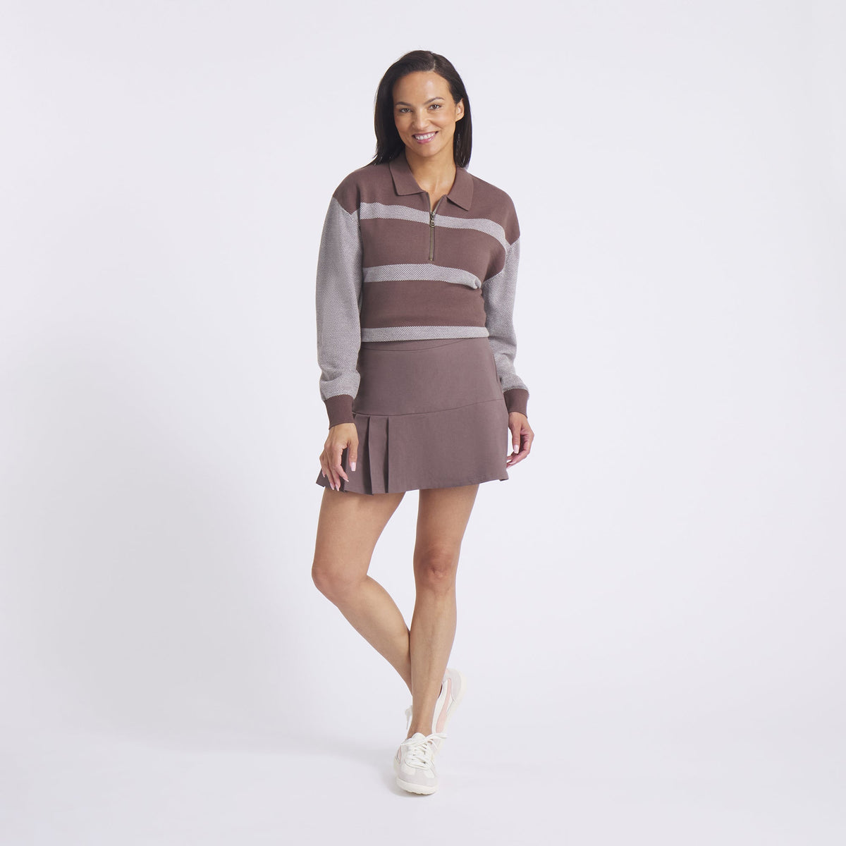 Women's AP A-Sym Pleat Golf Skirt | Puma Golf Featured