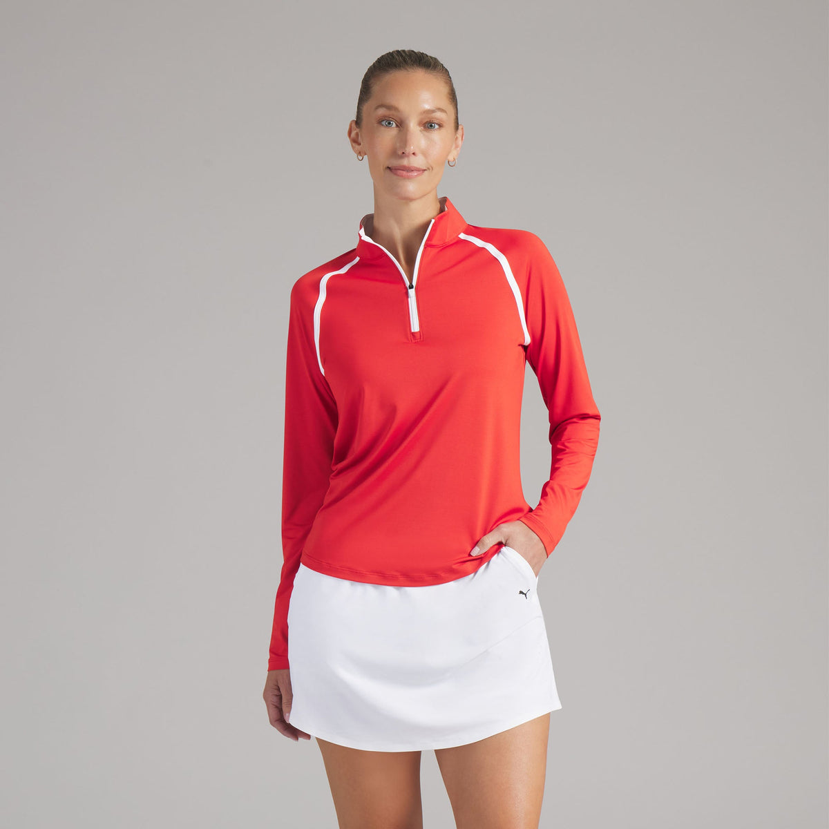 Women's Volition UV Golf 1/4 Zip | Puma Golf Premium