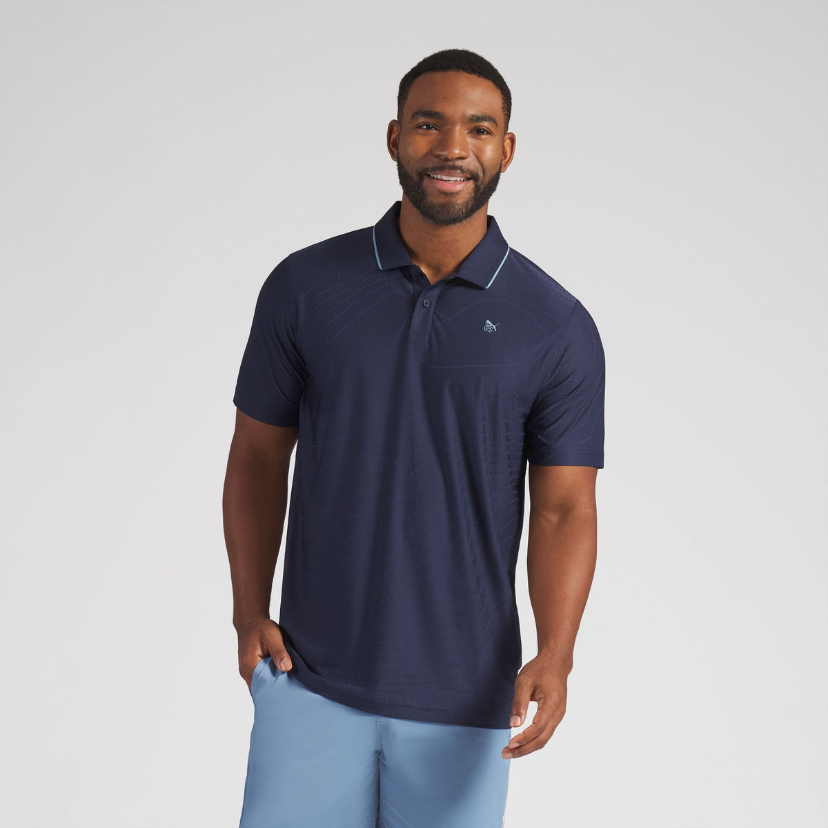 Reigning Champ Jacquard Golf Polo | Puma Golf Quality