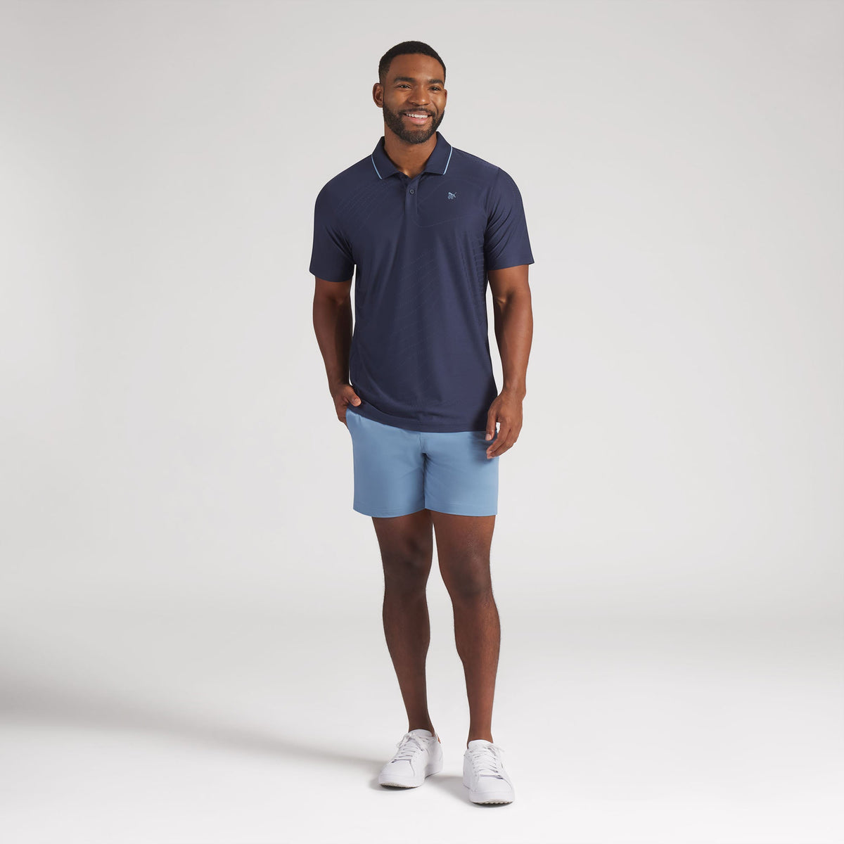 Reigning Champ Jacquard Golf Polo | Puma Golf Quality