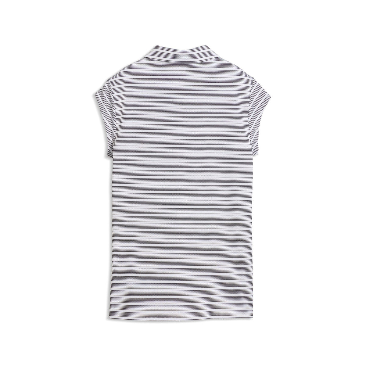 Women's Pique YD Stripe Cap Sleeve Golf Polo | Puma Golf Classic