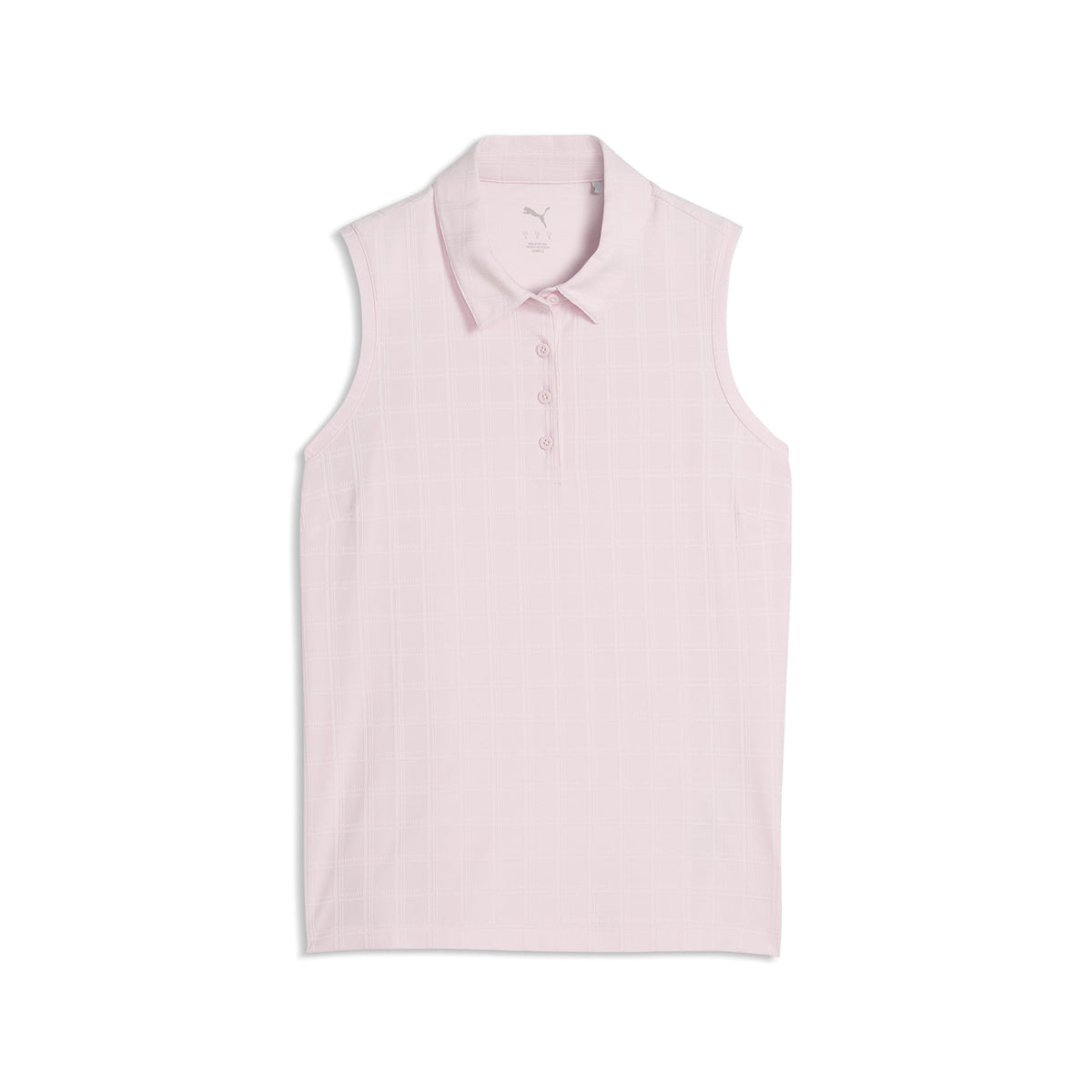Women's Plaid Knit Sleeveless Golf Polo | Puma Golf Quality