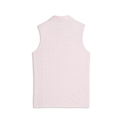 Women's Plaid Knit Sleeveless Golf Polo | Puma Golf Quality