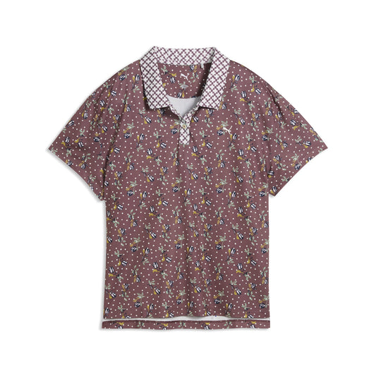 Women's Ezra Printed Golf Polo | Puma Golf Sale