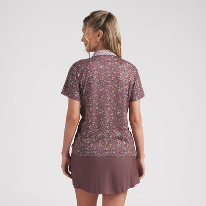 Women's Ezra Printed Golf Polo | Puma Golf Sale