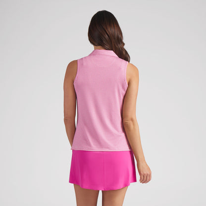 Women's CLOUDSPUN Mono Check Sleeveless Golf Polo | Puma Golf Hot Sale