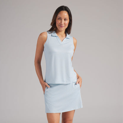 Women's CLOUDSPUN Mono Check Sleeveless Golf Polo | Puma Golf Hot Sale