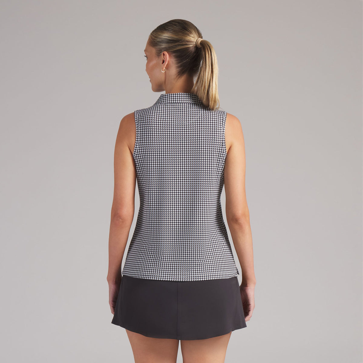 Women's CLOUDSPUN Mono Check Sleeveless Golf Polo | Puma Golf Hot Sale