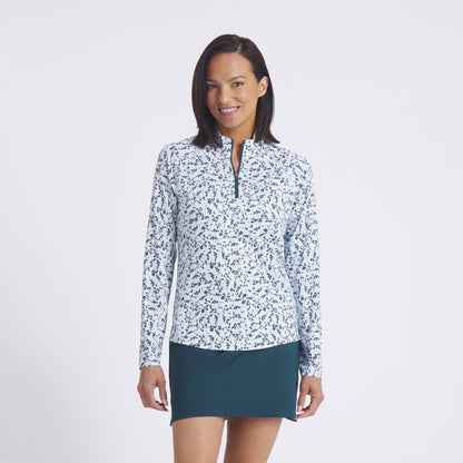 Women's YouV Floral Burst Golf 1/4 Zip | Puma Golf Sale