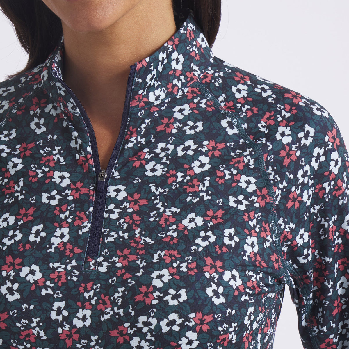 Women's YouV Floral Burst Golf 1/4 Zip | Puma Golf Sale
