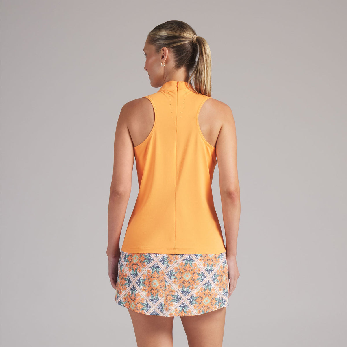 Women's Nylon Sport Sleeveless Mockneck Golf Polo | Puma Golf Sale