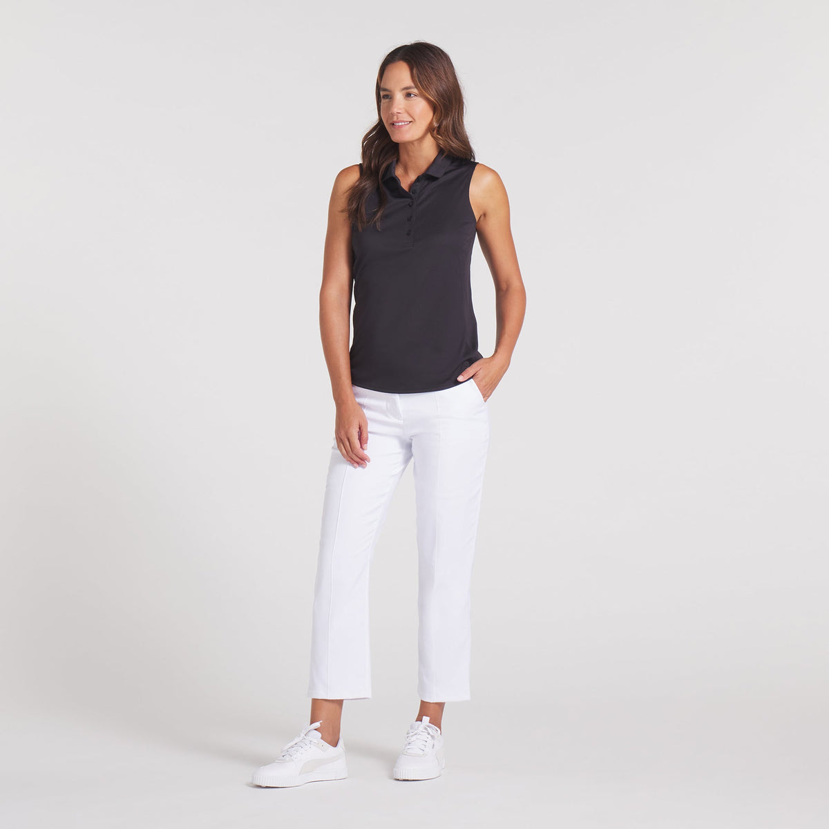 Women's Pure 2.0 Sleeveless Golf Polo | Puma Golf Classic