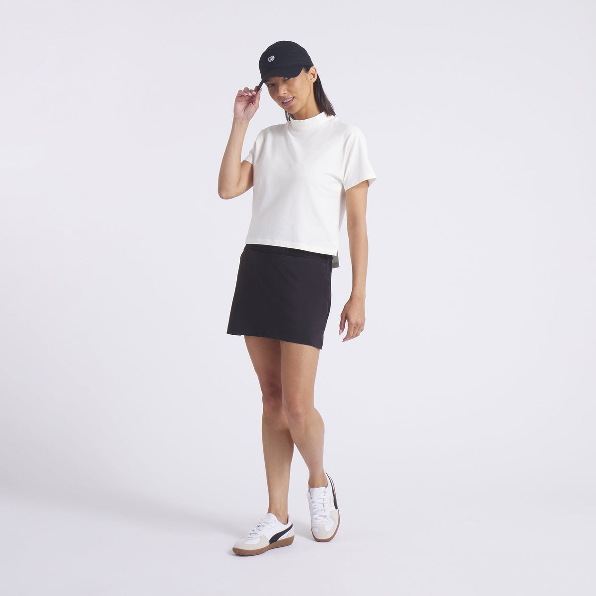 Women's Charlotte Modalon Mock Neck Golf Polo | Puma Golf Featured