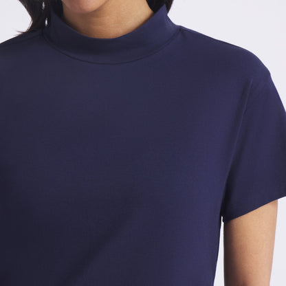 Women's Charlotte Modalon Mock Neck Golf Polo | Puma Golf Featured