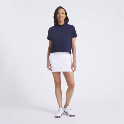 Women's Charlotte Modalon Mock Neck Golf Polo | Puma Golf Featured
