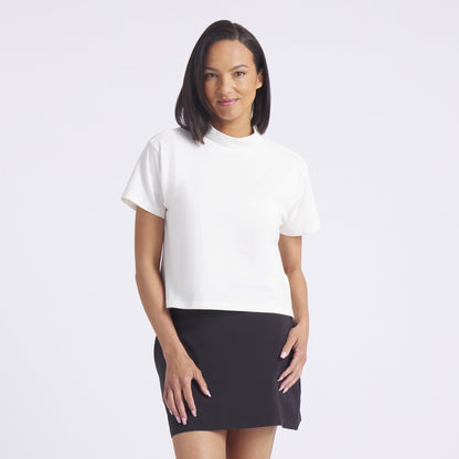 Women's Charlotte Modalon Mock Neck Golf Polo | Puma Golf Featured