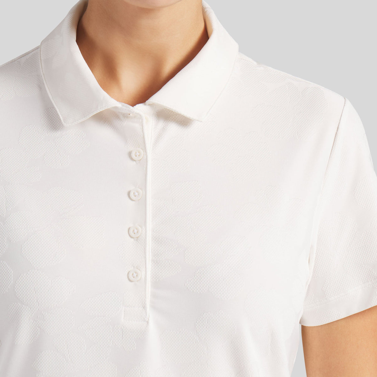 Women's Floral Lace Jacquard Golf Polo | Puma Golf Deals