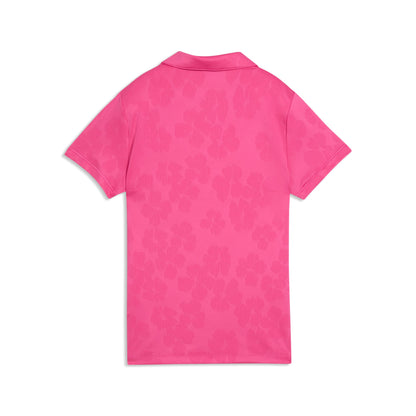 Women's Floral Lace Jacquard Golf Polo | Puma Golf Deals