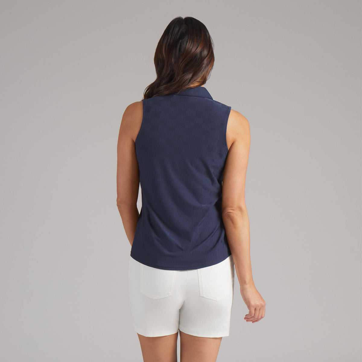 Women's Check Jacquard Sleeveless Golf Polo | Puma Golf Trusted