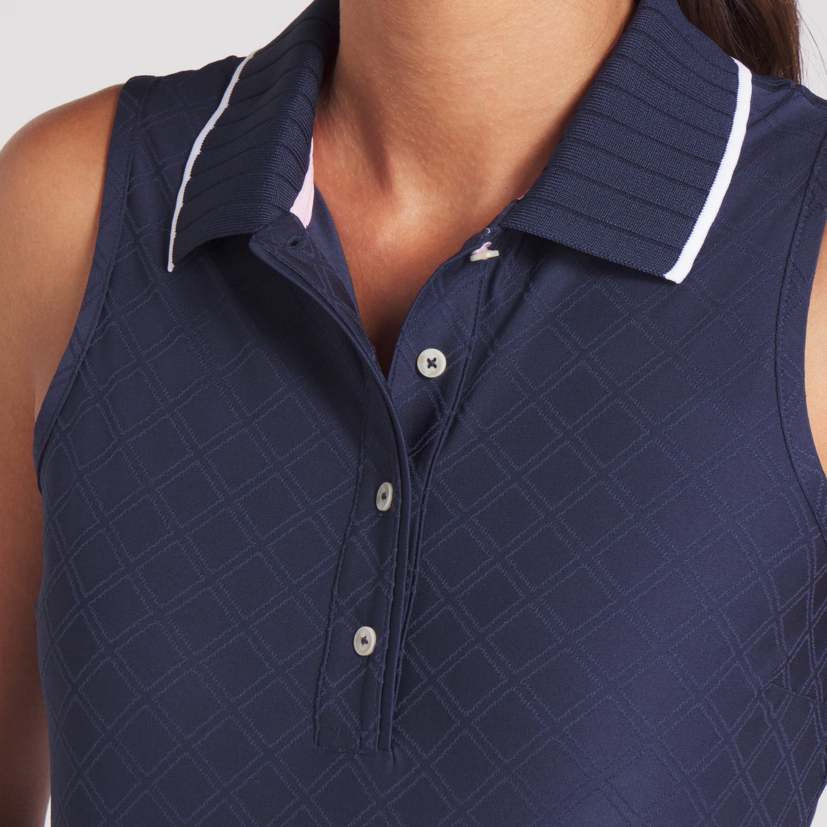Women's AP Jacquard Sleeveless Golf Polo | Puma Golf Sale