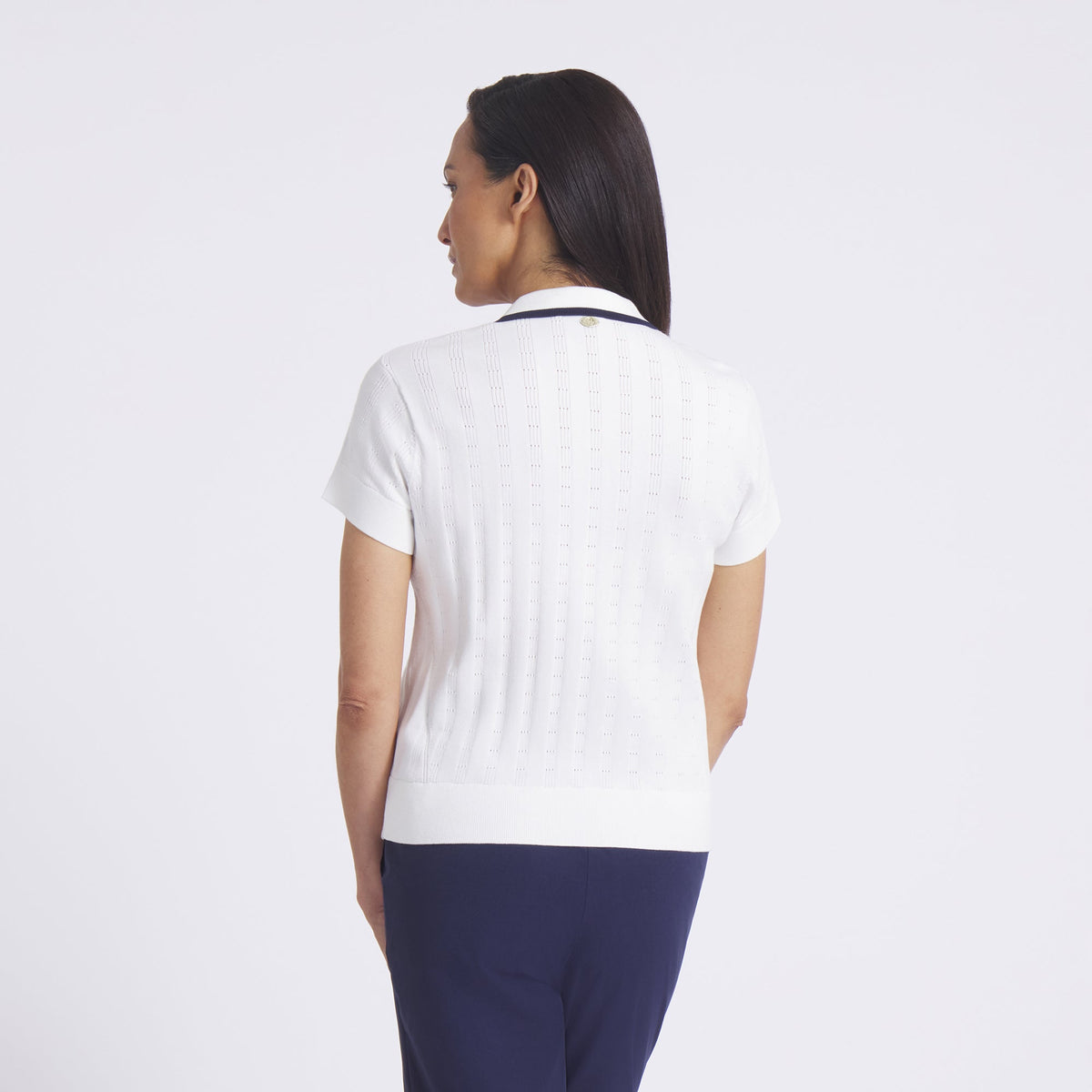 Women's AP Pointelle Golf Polo | Puma Golf Smart Buy