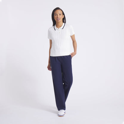 Women's AP Pointelle Golf Polo | Puma Golf Smart Buy