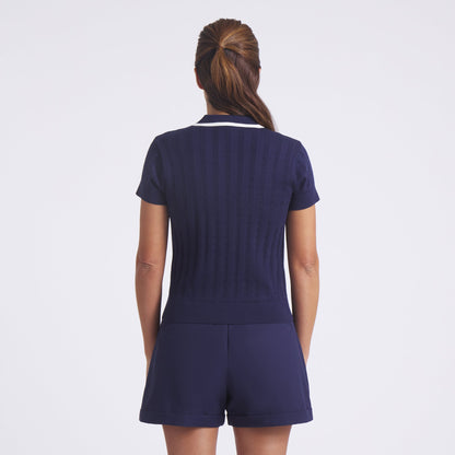 Women's AP Pointelle Golf Polo | Puma Golf Smart Buy