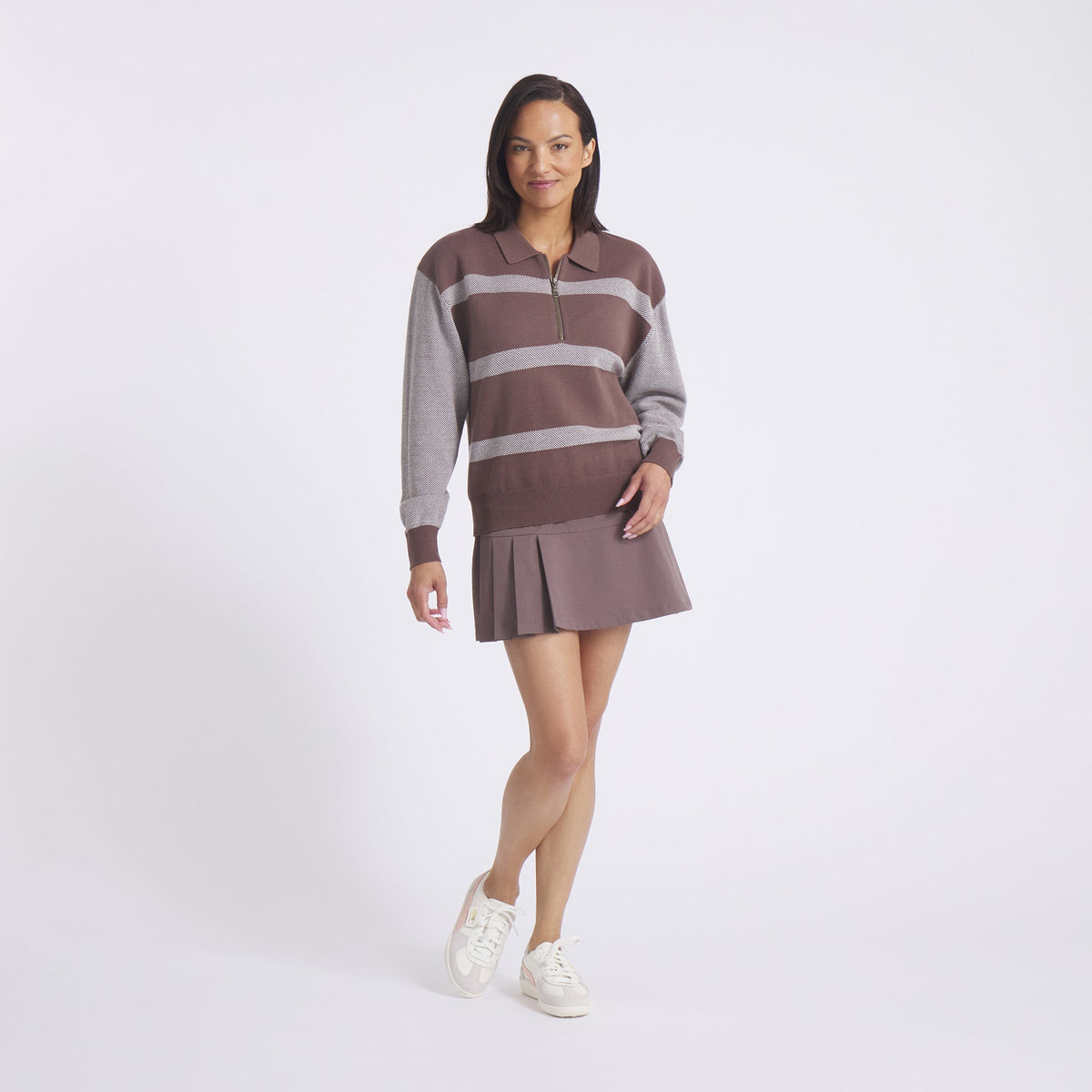 Women's AP Sweater Collared Golf 1/4 Zip | Puma Golf Exclusive