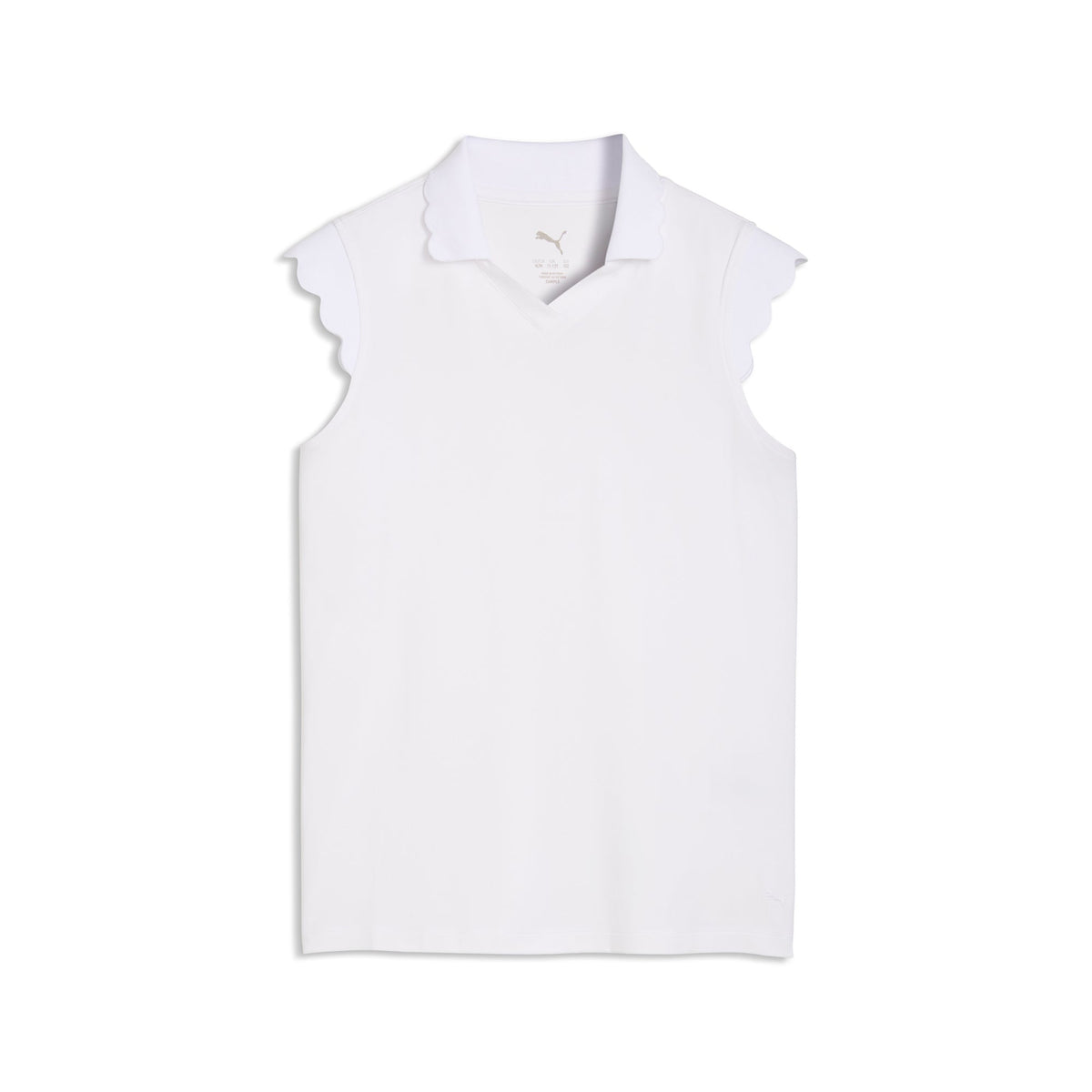 Girl's CLOUDSPUN Scallop Sleeve Golf Polo | Puma Golf Recommended