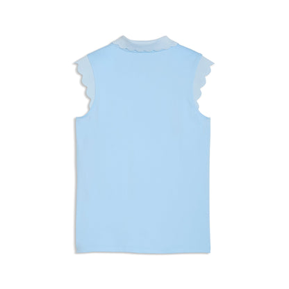 Girl's CLOUDSPUN Scallop Sleeve Golf Polo | Puma Golf Recommended