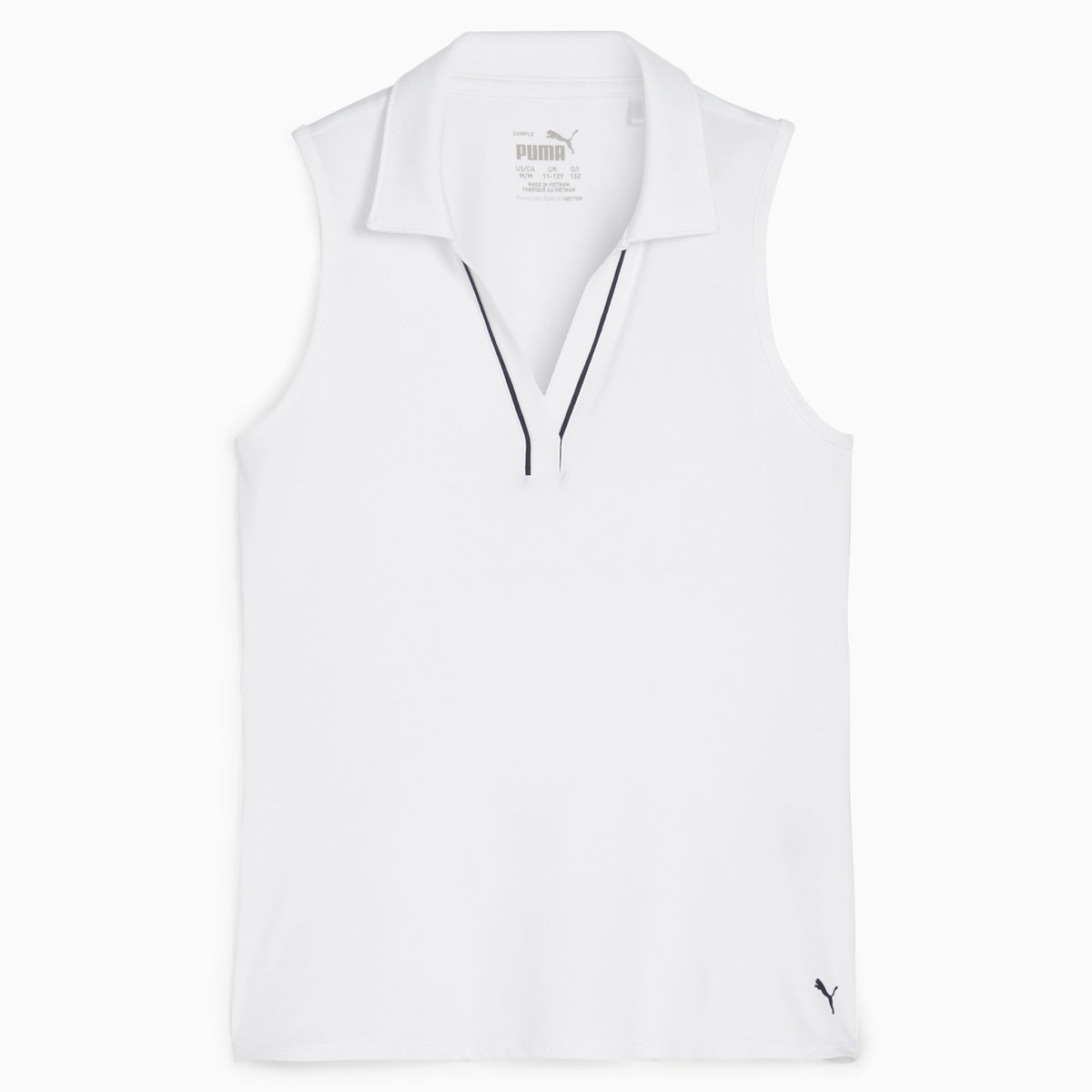 Girl's CLOUDSPUN Piped Sleeveless Golf Polo | Puma Golf Best Seller