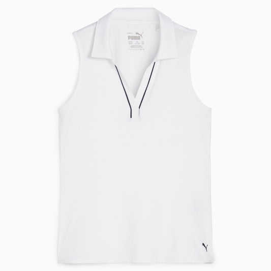 Girl's CLOUDSPUN Piped Sleeveless Golf Polo | Puma Golf Best Seller