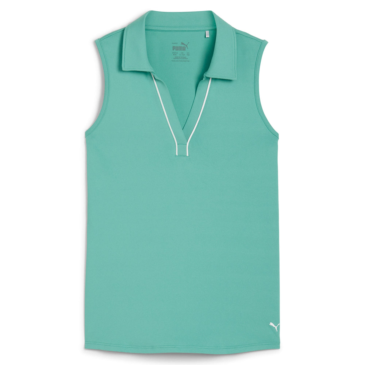 Girl's CLOUDSPUN Piped Sleeveless Golf Polo | Puma Golf Best Seller