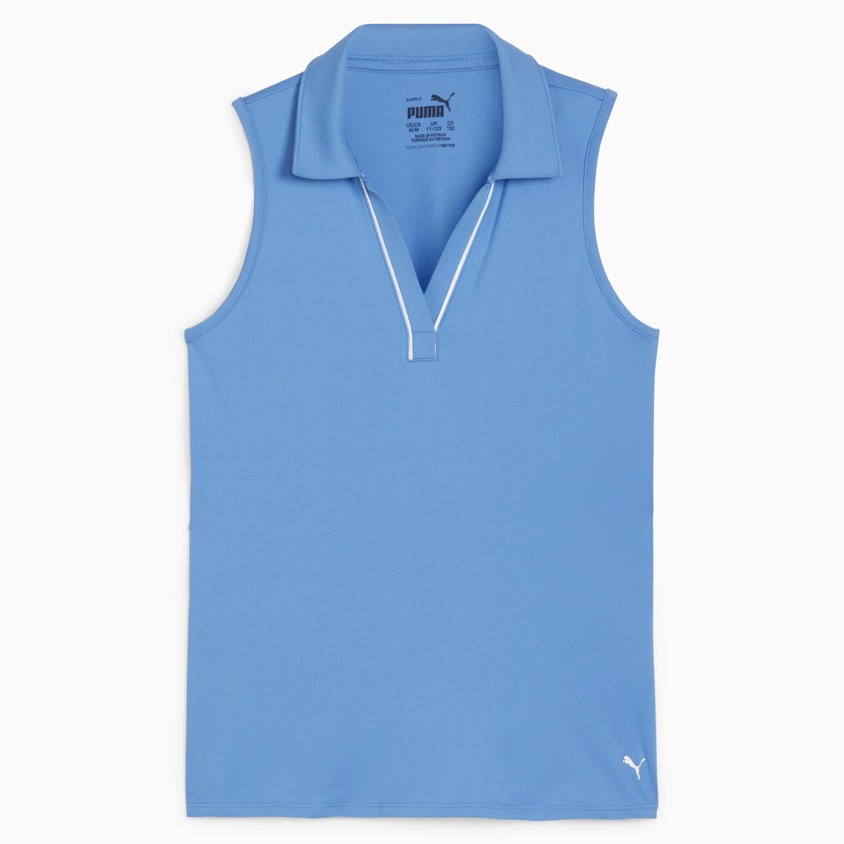 Girl's CLOUDSPUN Piped Sleeveless Golf Polo | Puma Golf Best Seller
