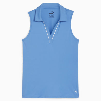 Girl's CLOUDSPUN Piped Sleeveless Golf Polo | Puma Golf Best Seller