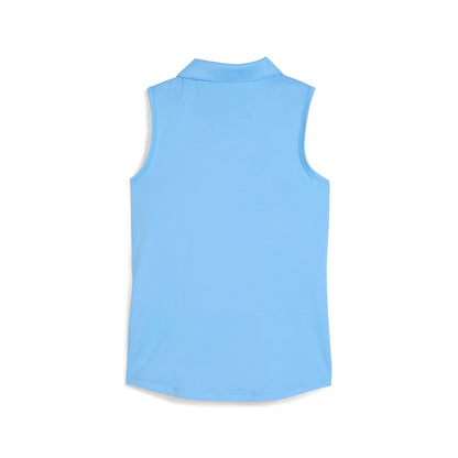 Girl's CLOUDSPUN Piped Sleeveless Golf Polo | Puma Golf Best Seller