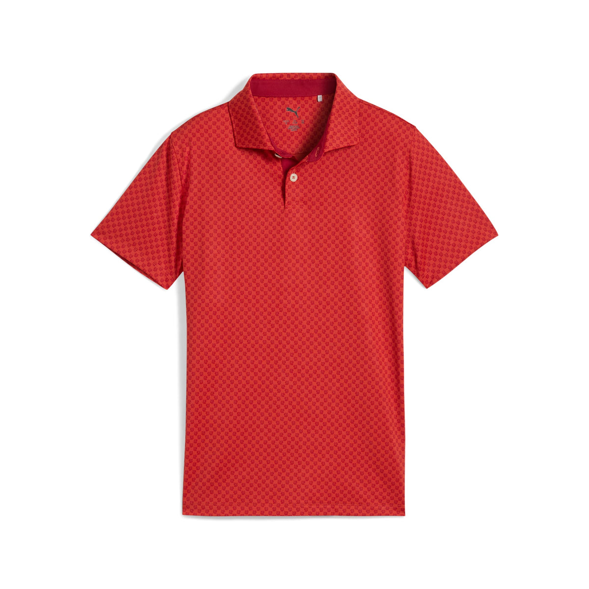 Boy's MATTR Micro Florals Golf Polo | Puma Golf Essential