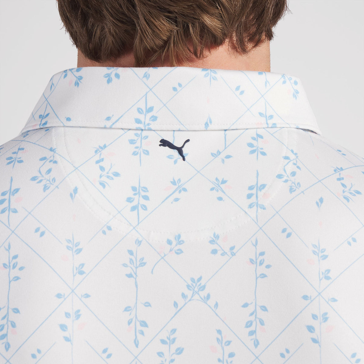 CLOUDSPUN Argyle Bloom BN Golf Polo | Puma Golf Trending