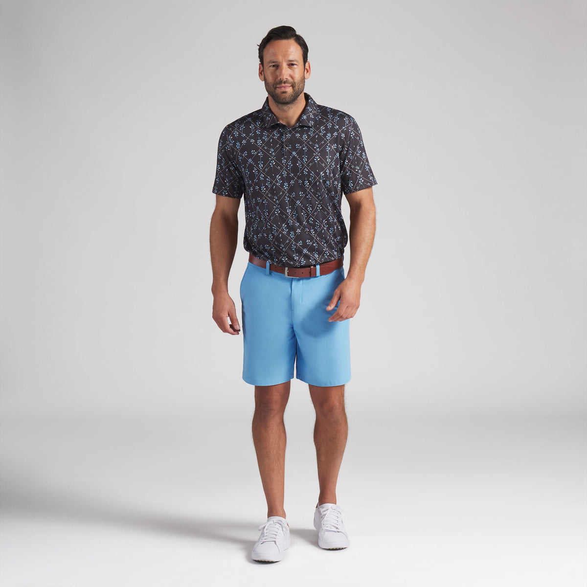 CLOUDSPUN Argyle Bloom BN Golf Polo | Puma Golf Trending