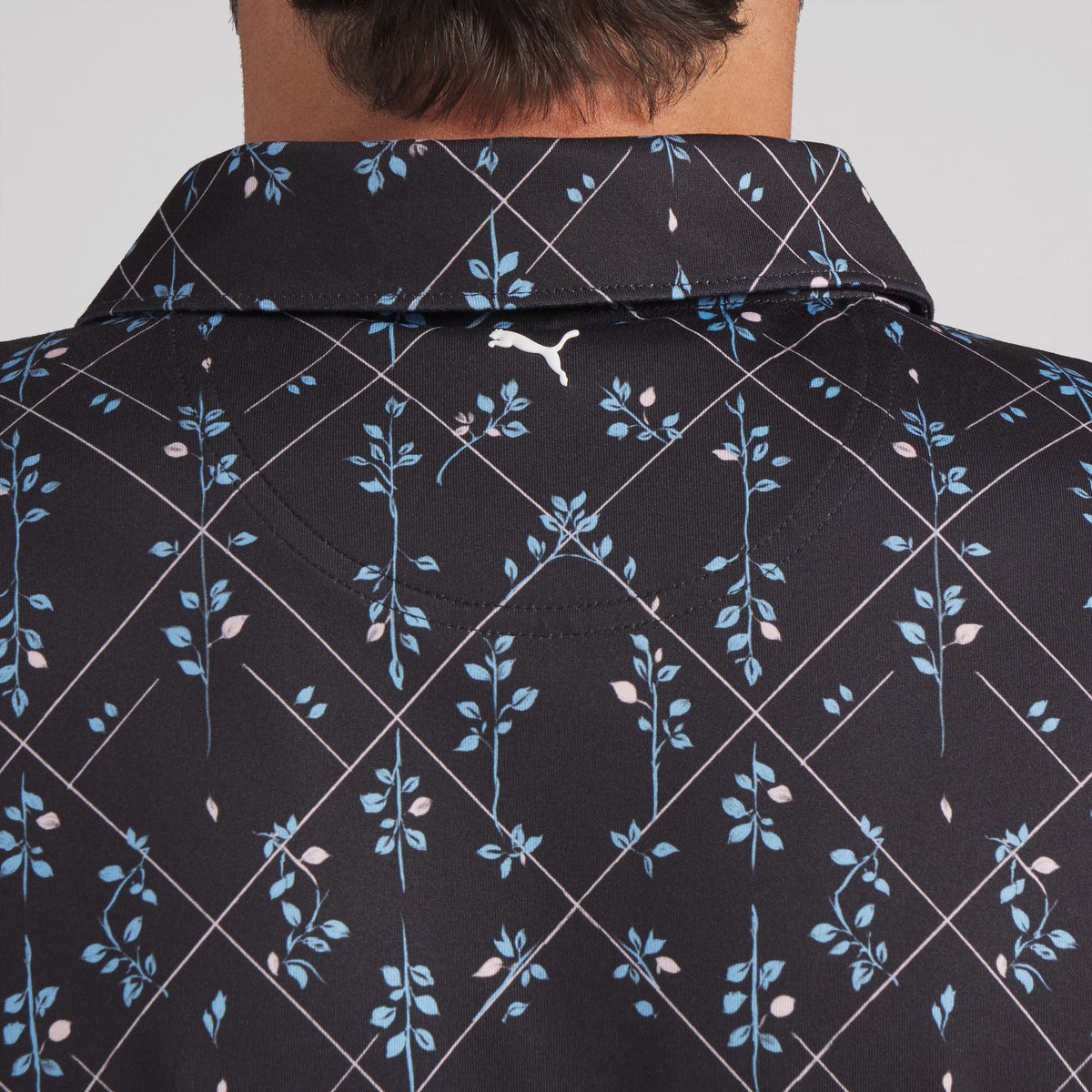 CLOUDSPUN Argyle Bloom BN Golf Polo | Puma Golf Trending